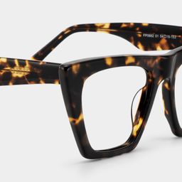 Cecile  Tortoise Cat Eye Brille4