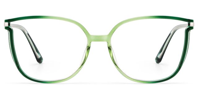 Walden Hellgrün Cateye Brille