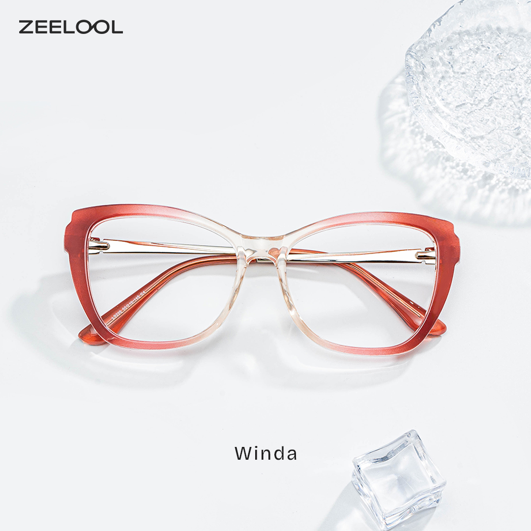ZEELOOL Winda Rosa Schmetterling Brille