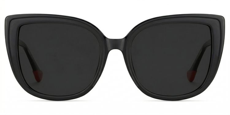 Fenn Schwarz Cateye Sonnenbrille