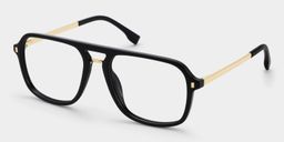 Berkeley Schwarz Pilot Brille2