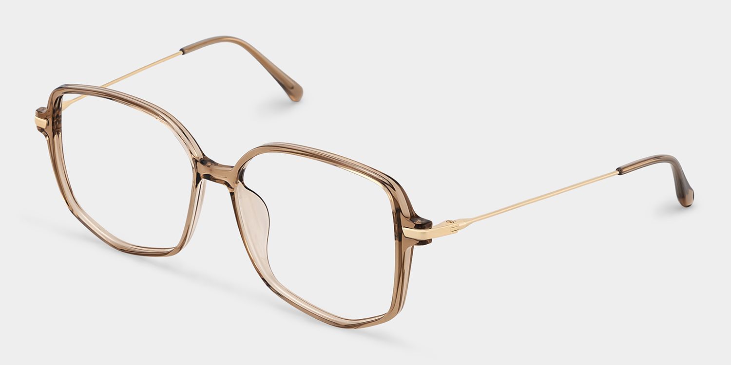 Payton Beige Geometrisch Brille2