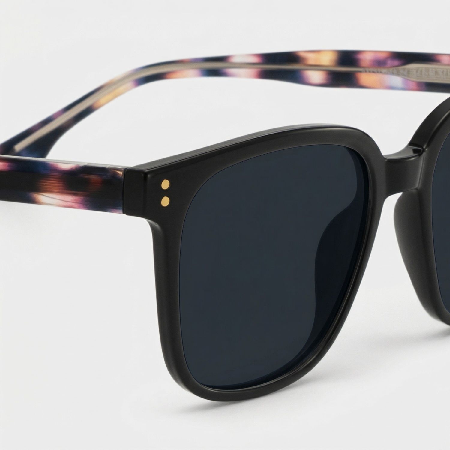 Donnalyn Tr90 Schwarz Square Sonnenbrille | ZEELOOL4
