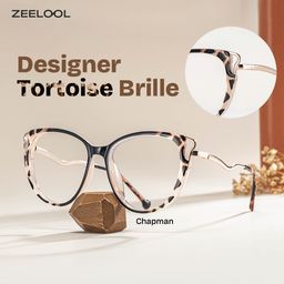 Chapman Braun-Tortoise Cateye Brille0