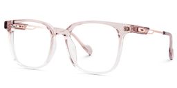 Chloe Rosa Quadratisch Brille2