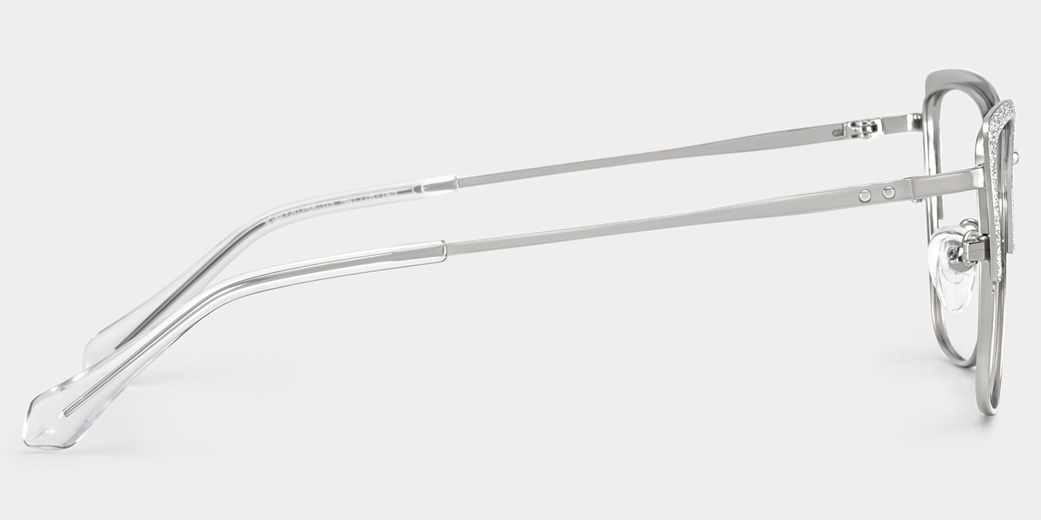 Javier Silber Rechteckig Brille6