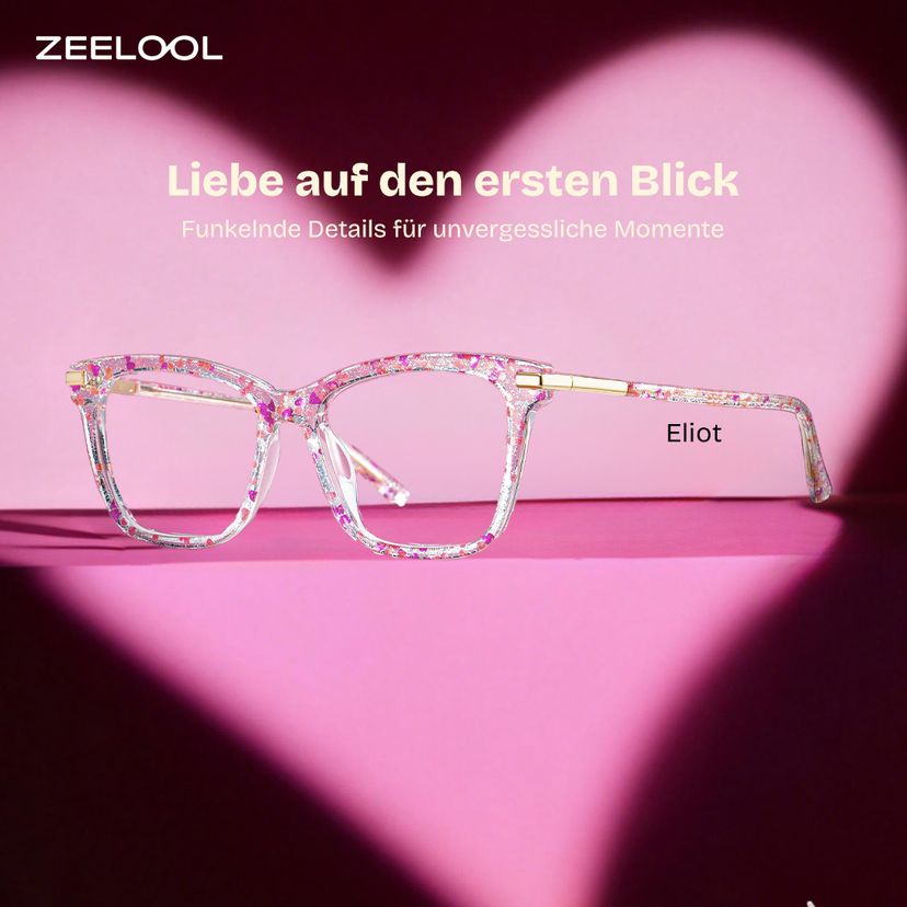 Eliot Rosa Rechteckig Brille