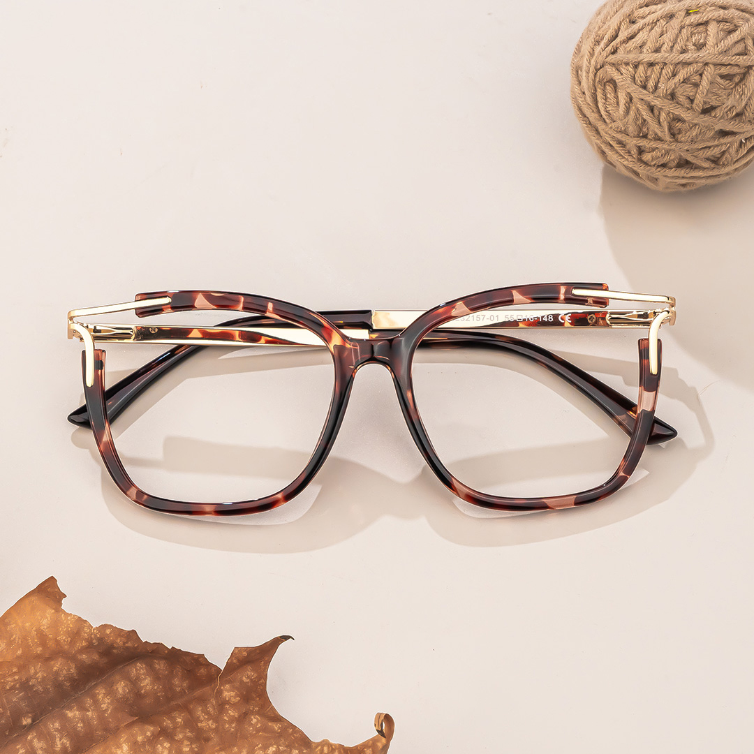 Nuriama Braun-Tortoise Cateye Brille0