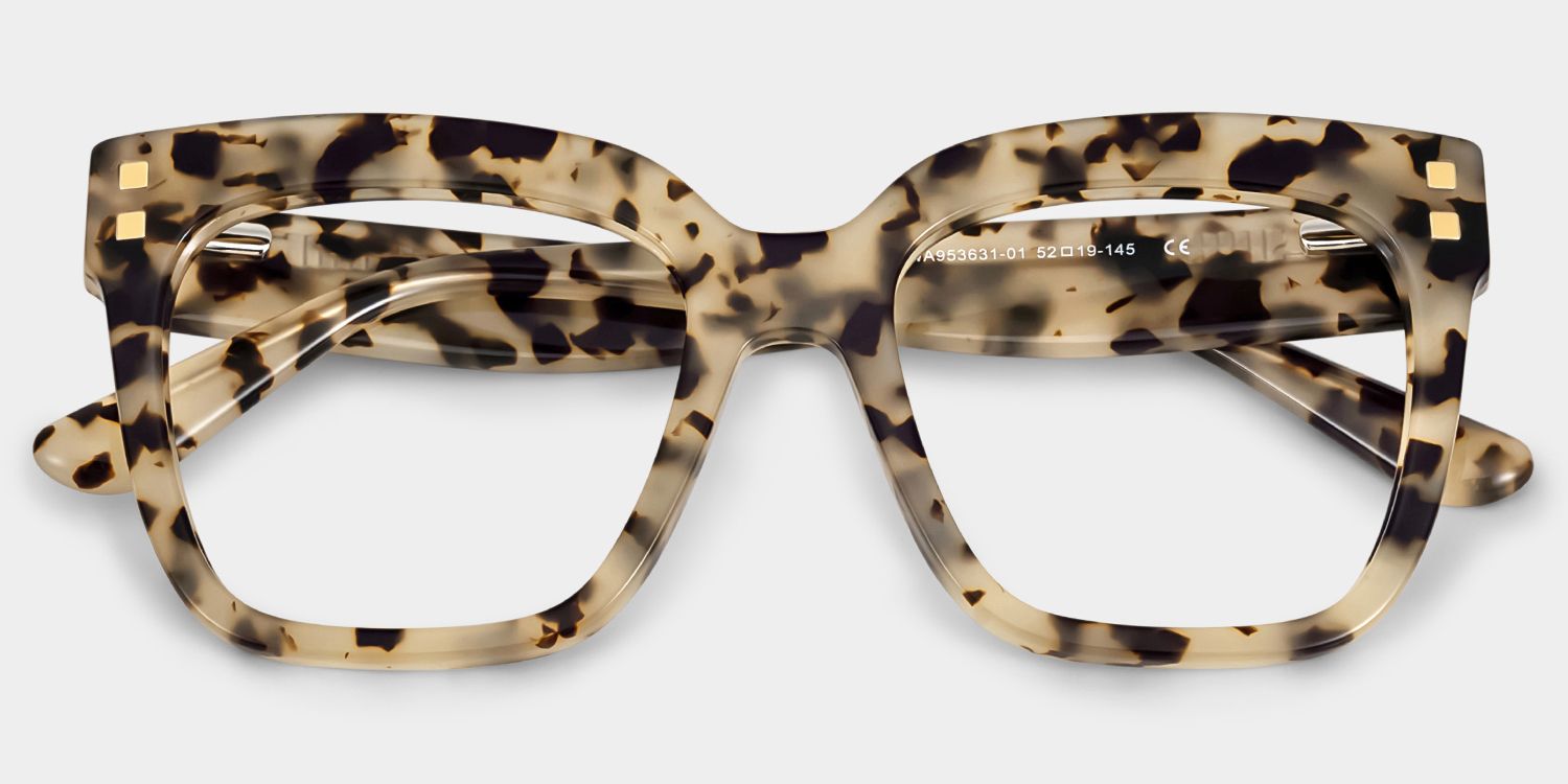 Minguela Braun-Tortoise Quadratisch Brille2