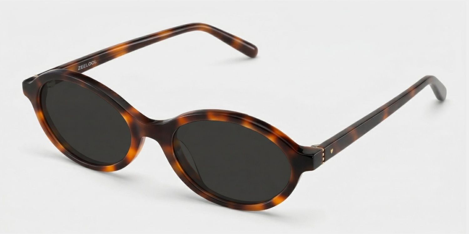 Everly Tortoise Oval Sonnenbrille, die Dein Gesicht umrahmen | ZEELOOL2