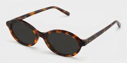 Everly Tortoise Oval Sonnenbrille2