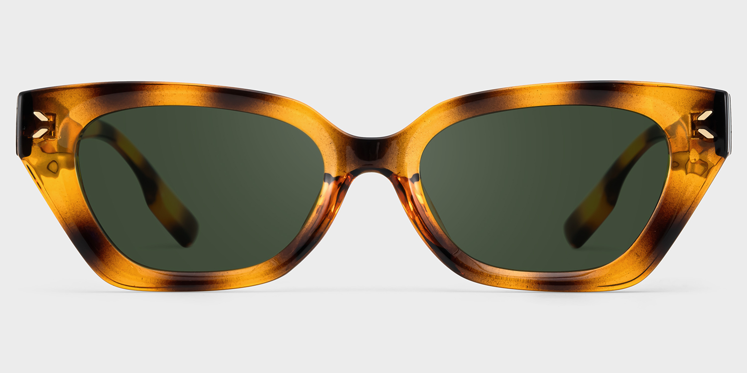 Philo Tortoise Geometrisch Sonnenbrille gutes Bild