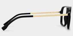 Berkeley Schwarz Pilot Brille3
