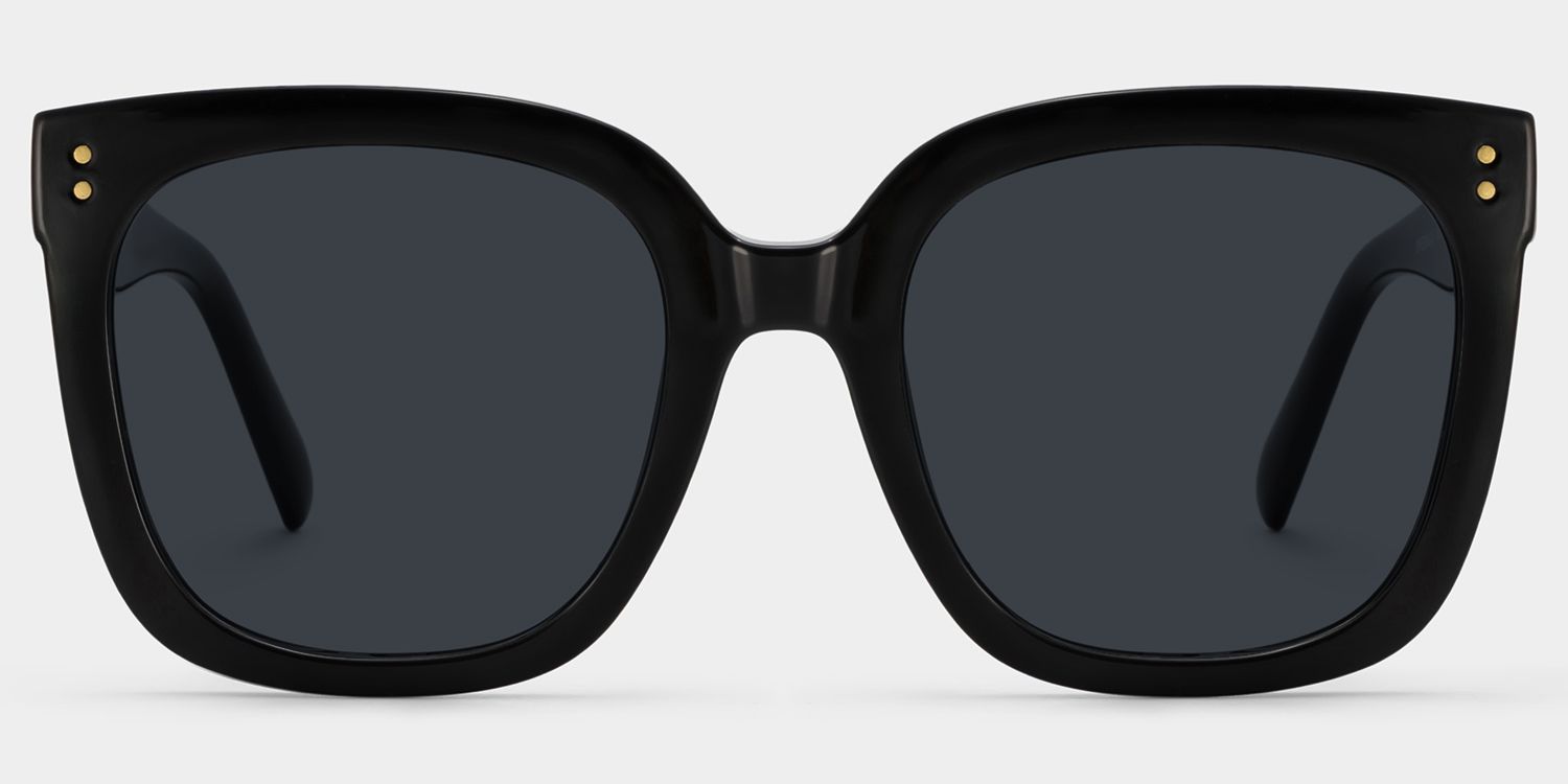 Ebony Schwarz Quadratisch Brille0