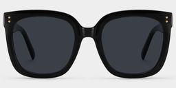 Ebony Schwarz Quadratisch Brille0