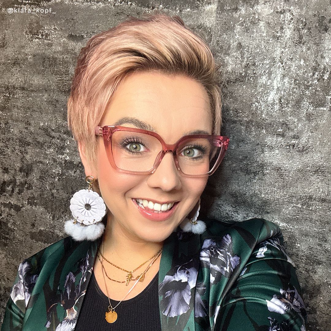 Emery Rosa Quadratisch Brille8