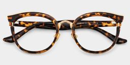 Laraine Braun-Tortoise Cateye Brille1