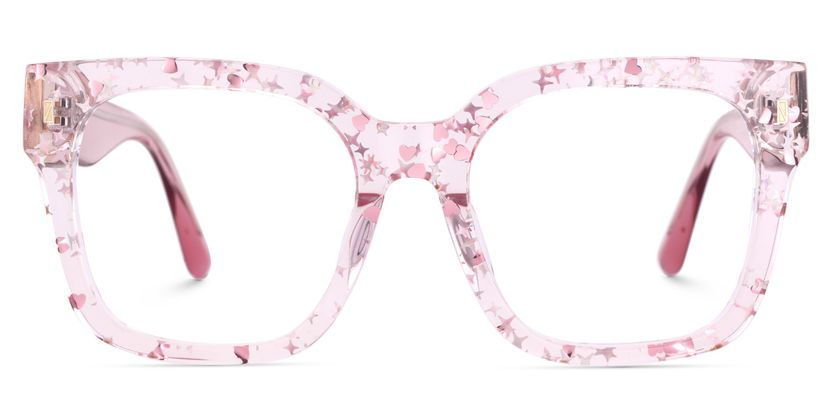 Scicluna Rosa Quadratisch Brille