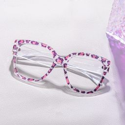 Trisha Lila Quadratisch Brille0