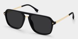 Berkeley Schwarz Pilot Brille2