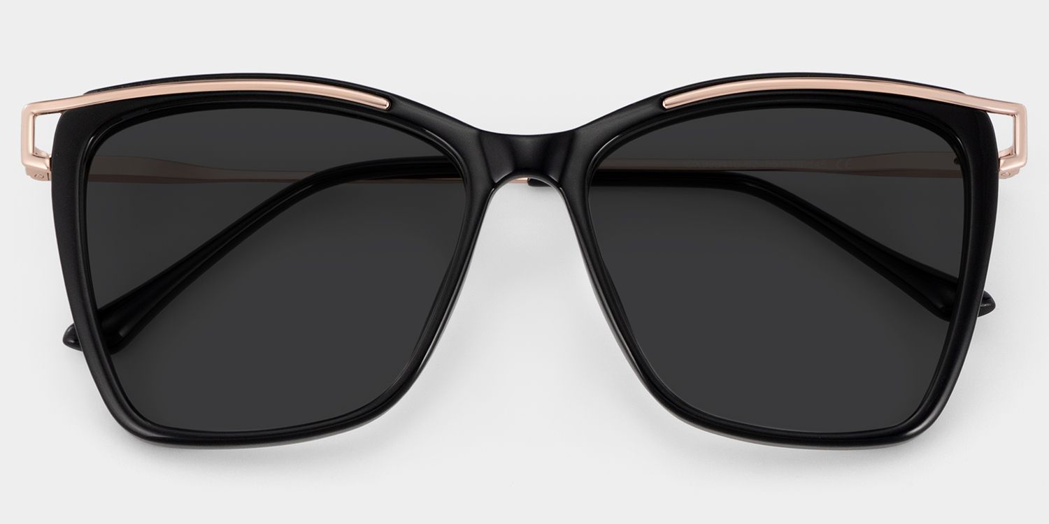 Matia Schwarz Quadratisch Brille1
