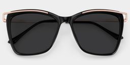 Matia Schwarz Quadratisch Brille1