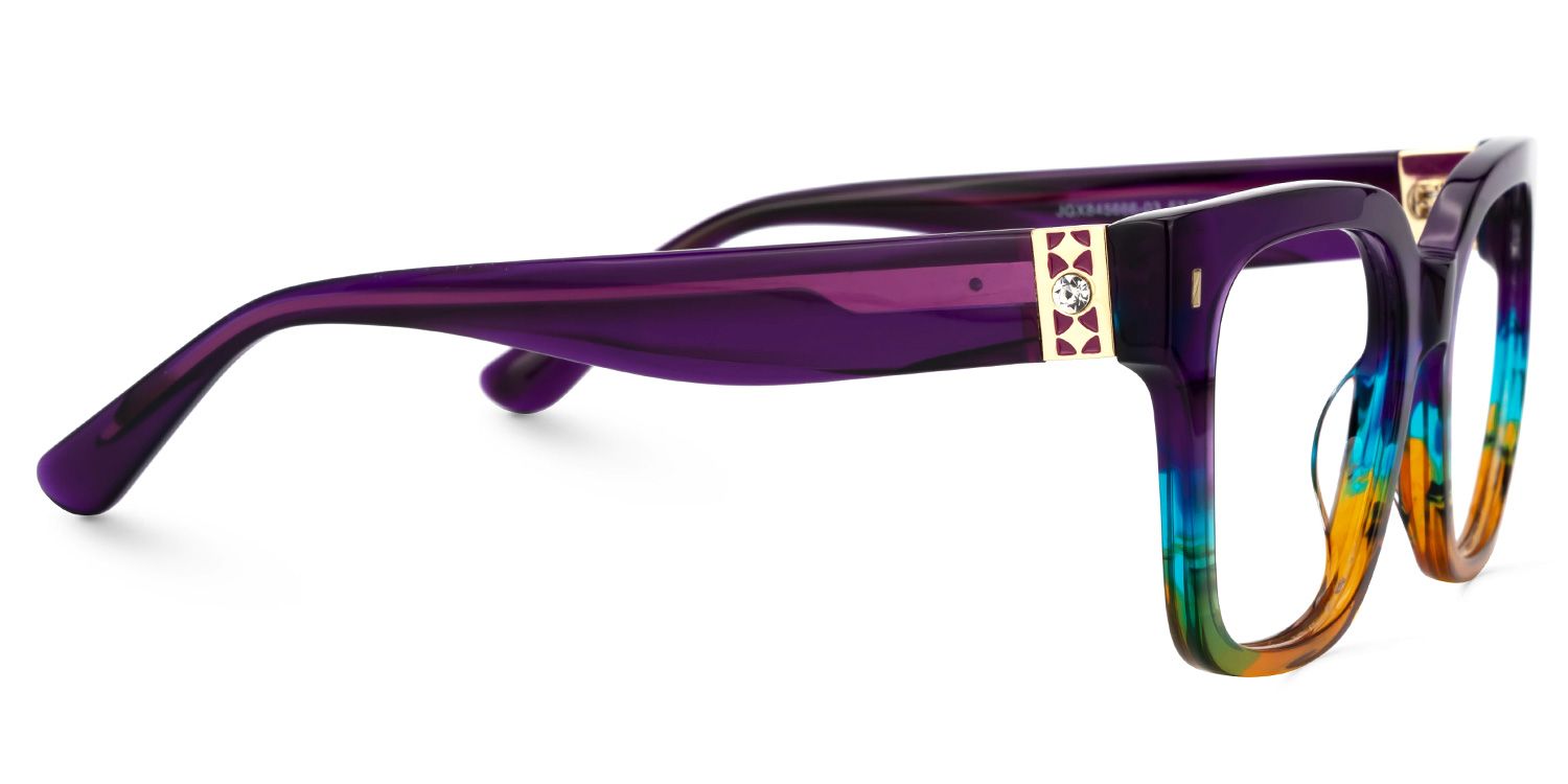 Scicluna Bunt Quadratisch Brille4