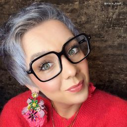 Talia Schwarz Quadratisch Brille10