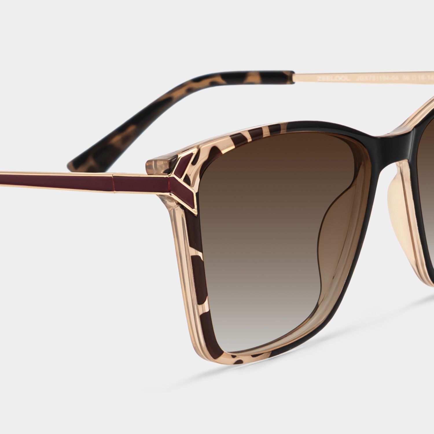 Tricee Square Style in Tortoise Sonnenbrille | ZEELOOL4