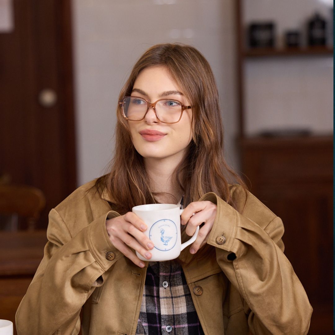 Clementine Braun Quadratisch Brille8