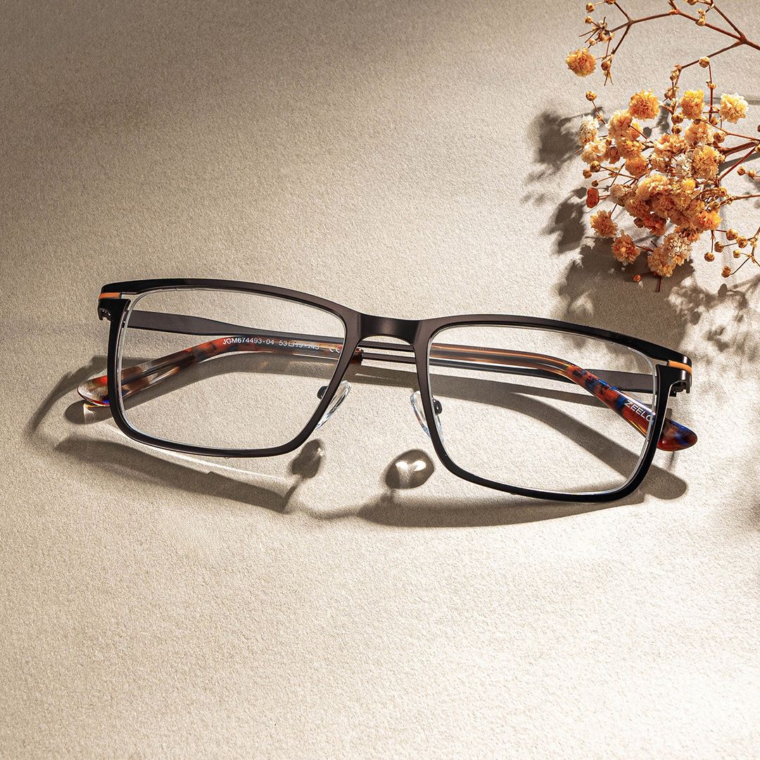 Roxana Braun Rechteckig Brille1