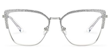 Javier Silber Rechteckig Brille