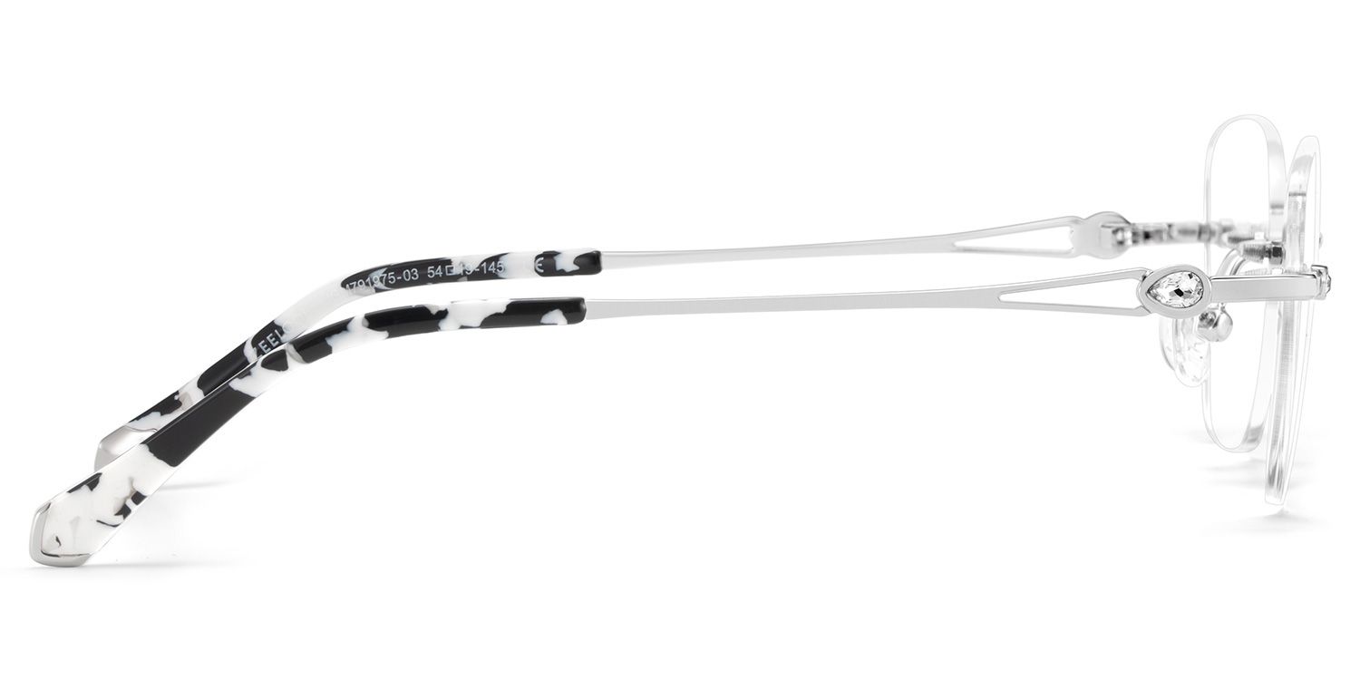 Seth Silber Rechteckig Brille3