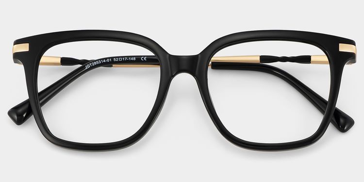 Jacqui Schwarz Quadratisch Brille