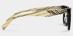 Shontay Schwarz Quadratisch Brille3