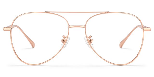 Moderne Pilotenbrille mit klarer, starker Linie.