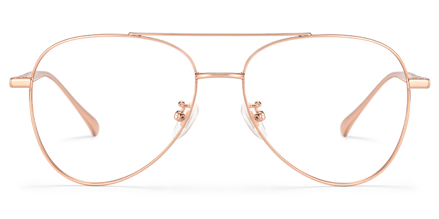 Moderne Pilotenbrille mit klarer, starker Linie. gutes Bild