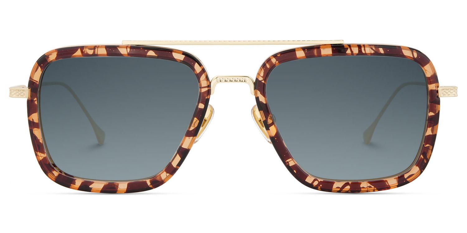 Gifford Tortoise Pilot Gemischte-Materialien Brille0