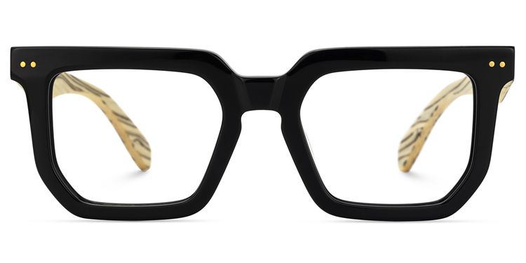 Shontay Schwarz Quadratisch Brille
