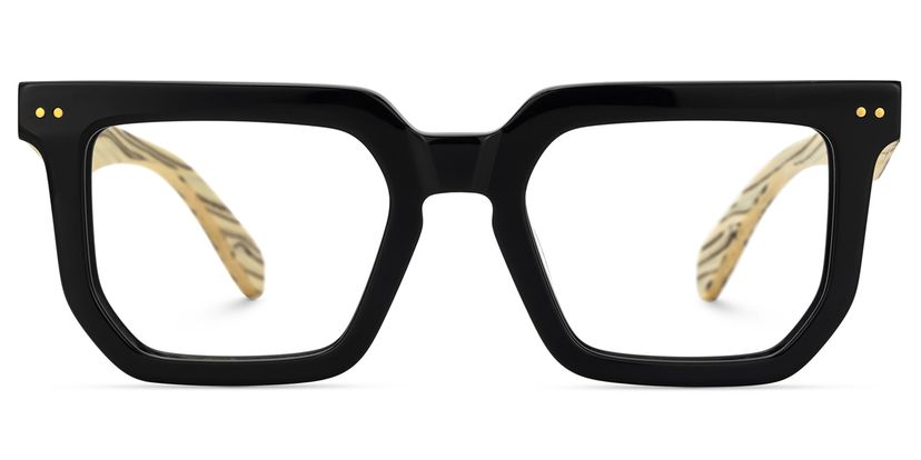 Shontay Schwarz Quadratisch Brille