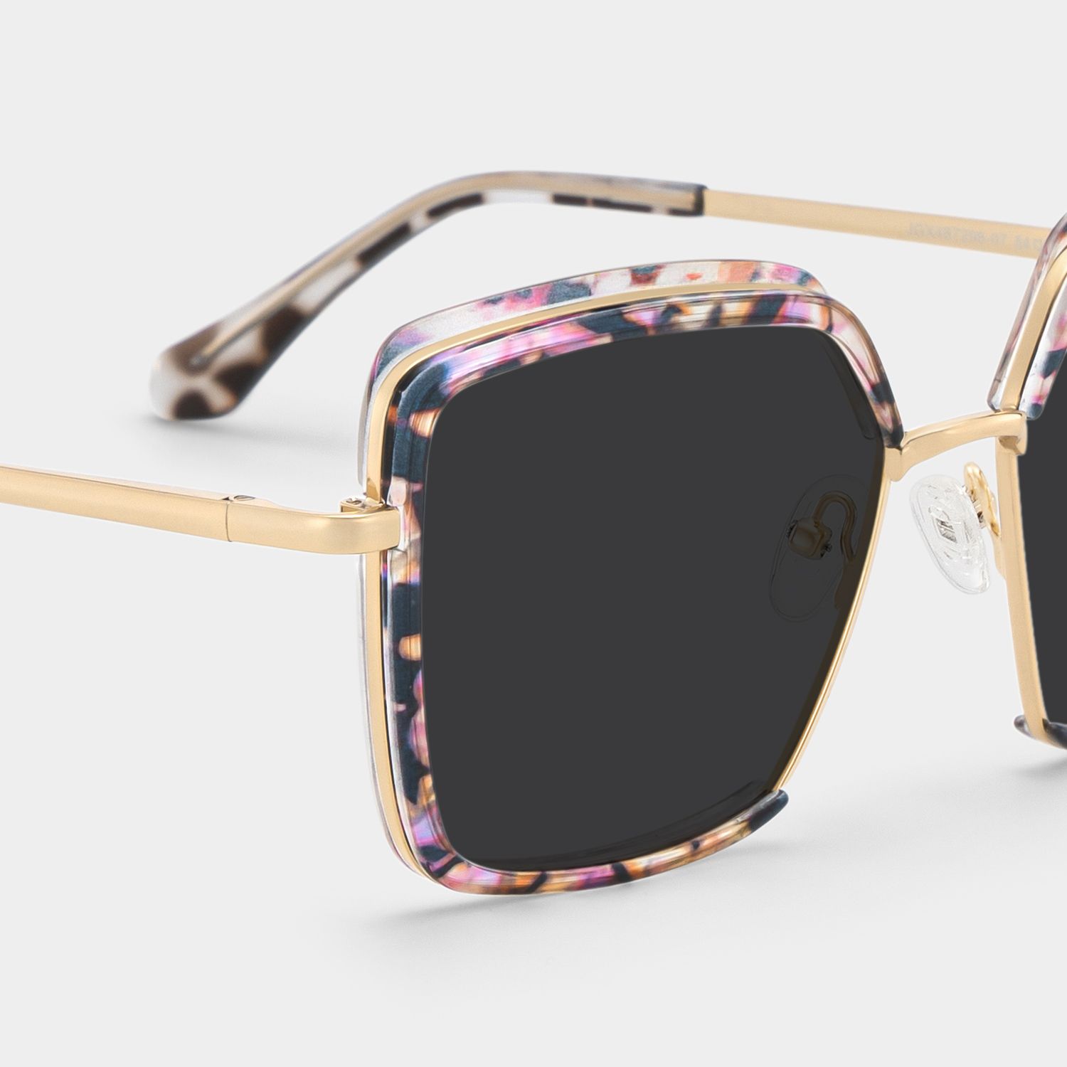 Chris Lila-Blumendruck Geometrisch Gemischte Materialien Brille4