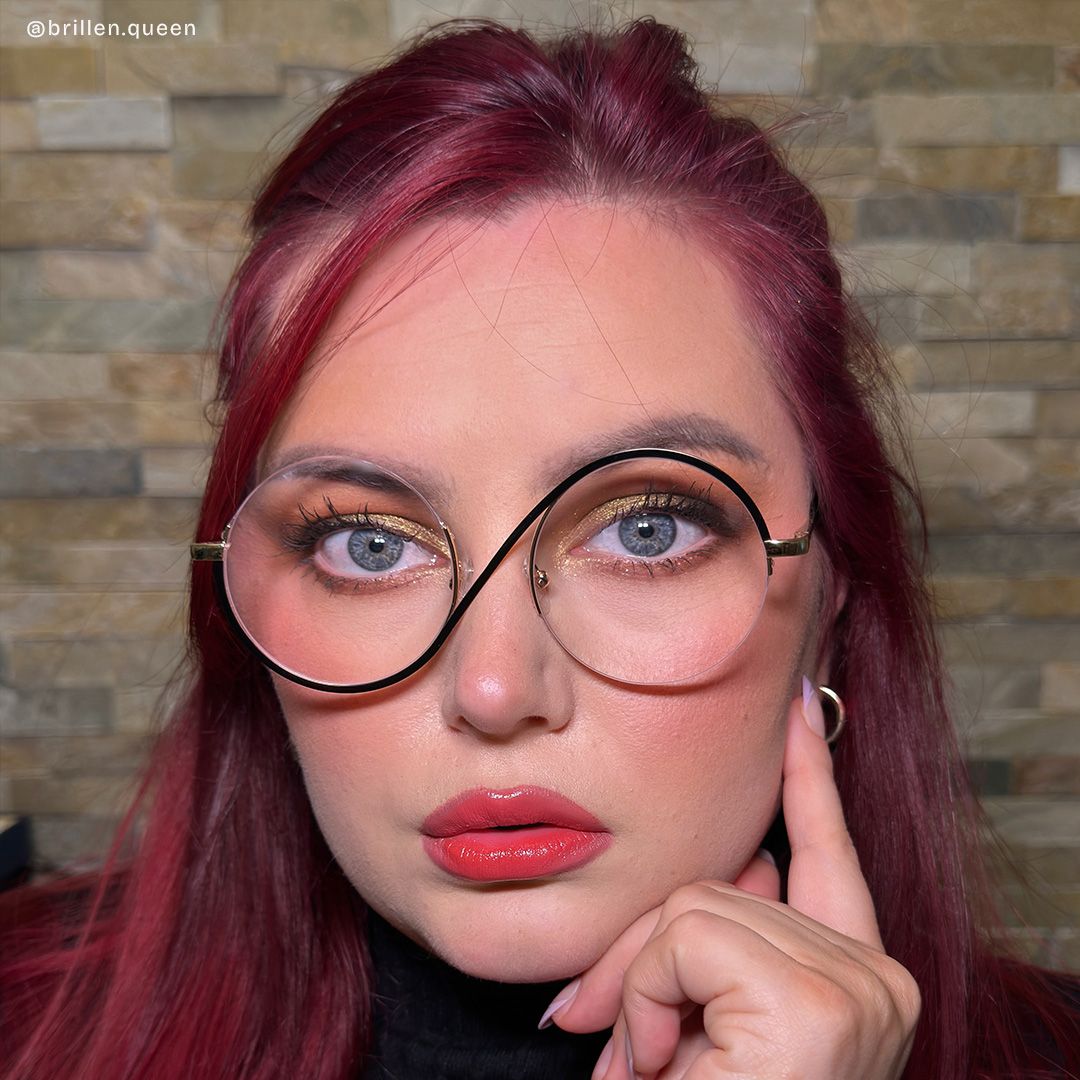 Alina Schwarz Rund Wicked Brille10