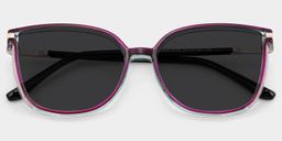 Walden Lila Cateye Brille1