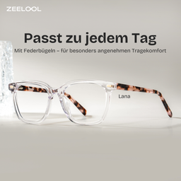 Lana Klar Quadratisch Brille0