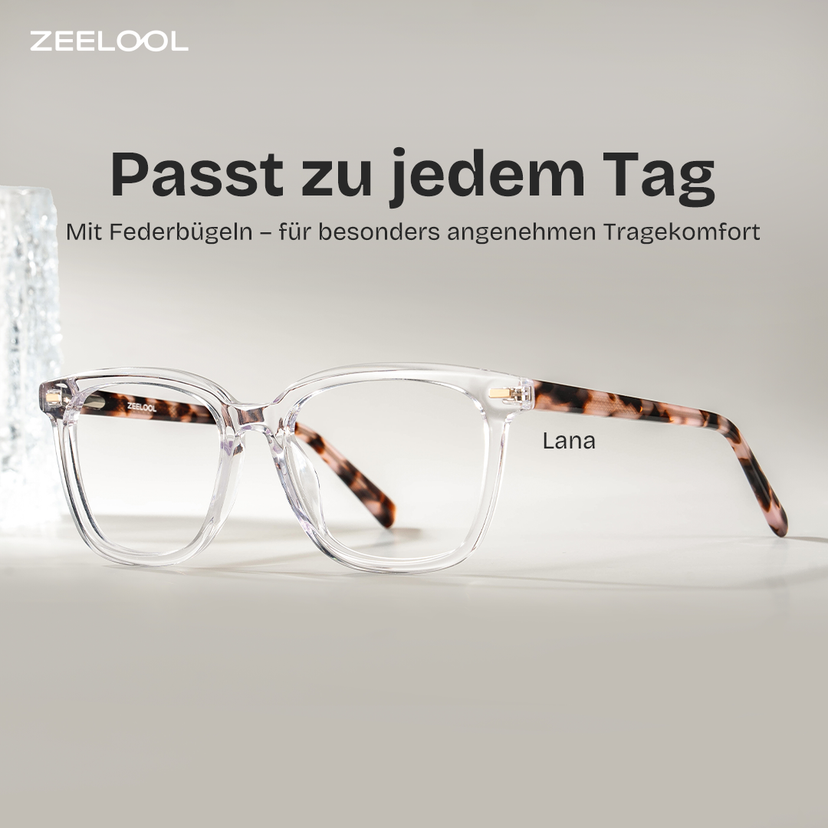 Lana Klar Quadratisch Brille