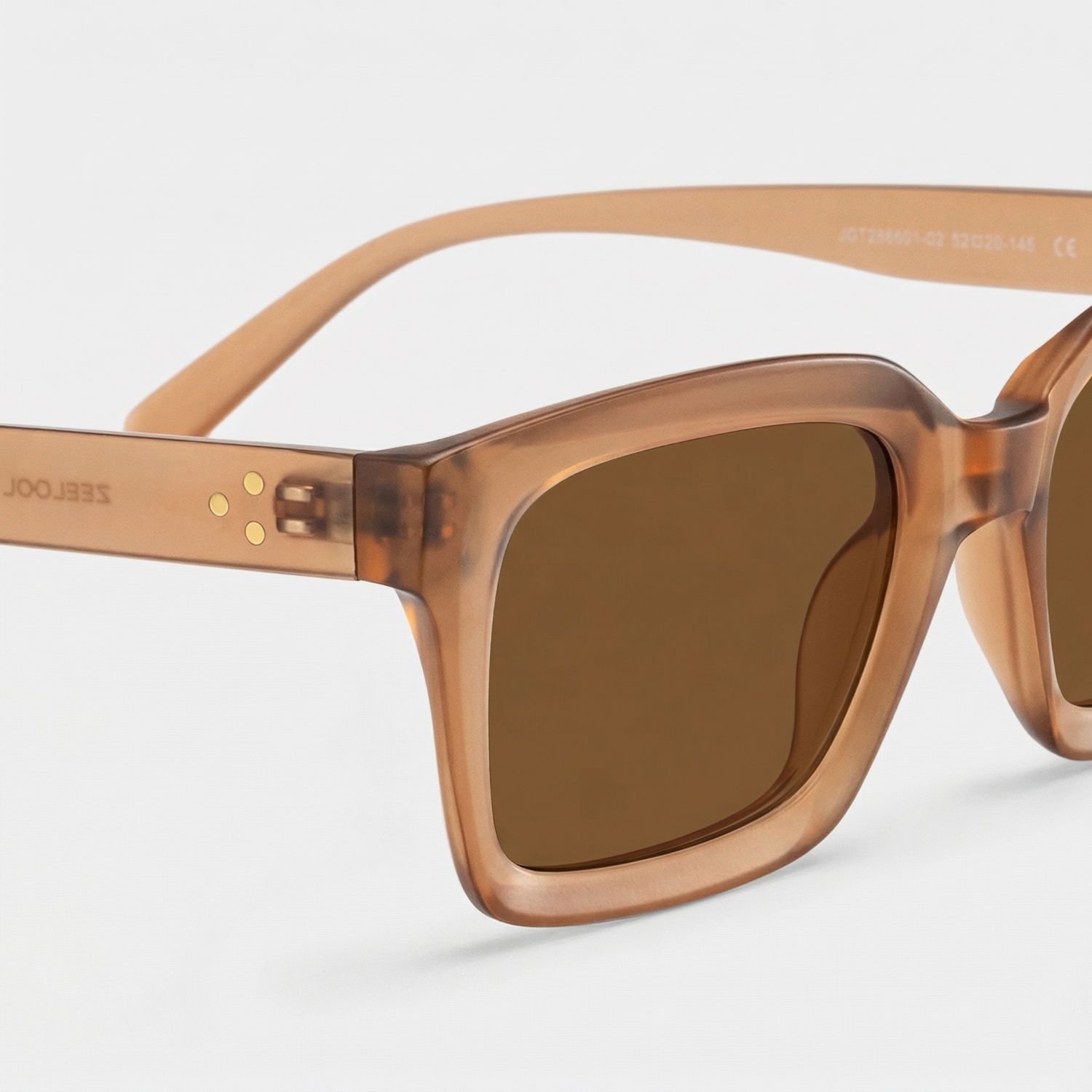 Marley Tr90 Braun Rectangle Sonnenbrille | ZEELOOL4