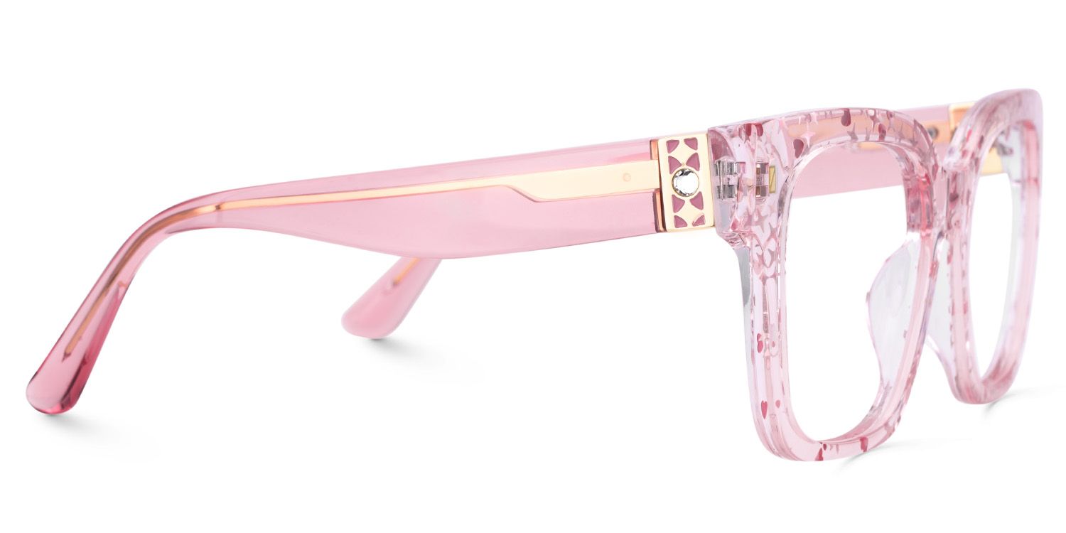 Scicluna Rosa Quadratisch Brille5