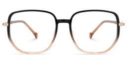 Joana Schwarz-Beige Geometrisch Brille2