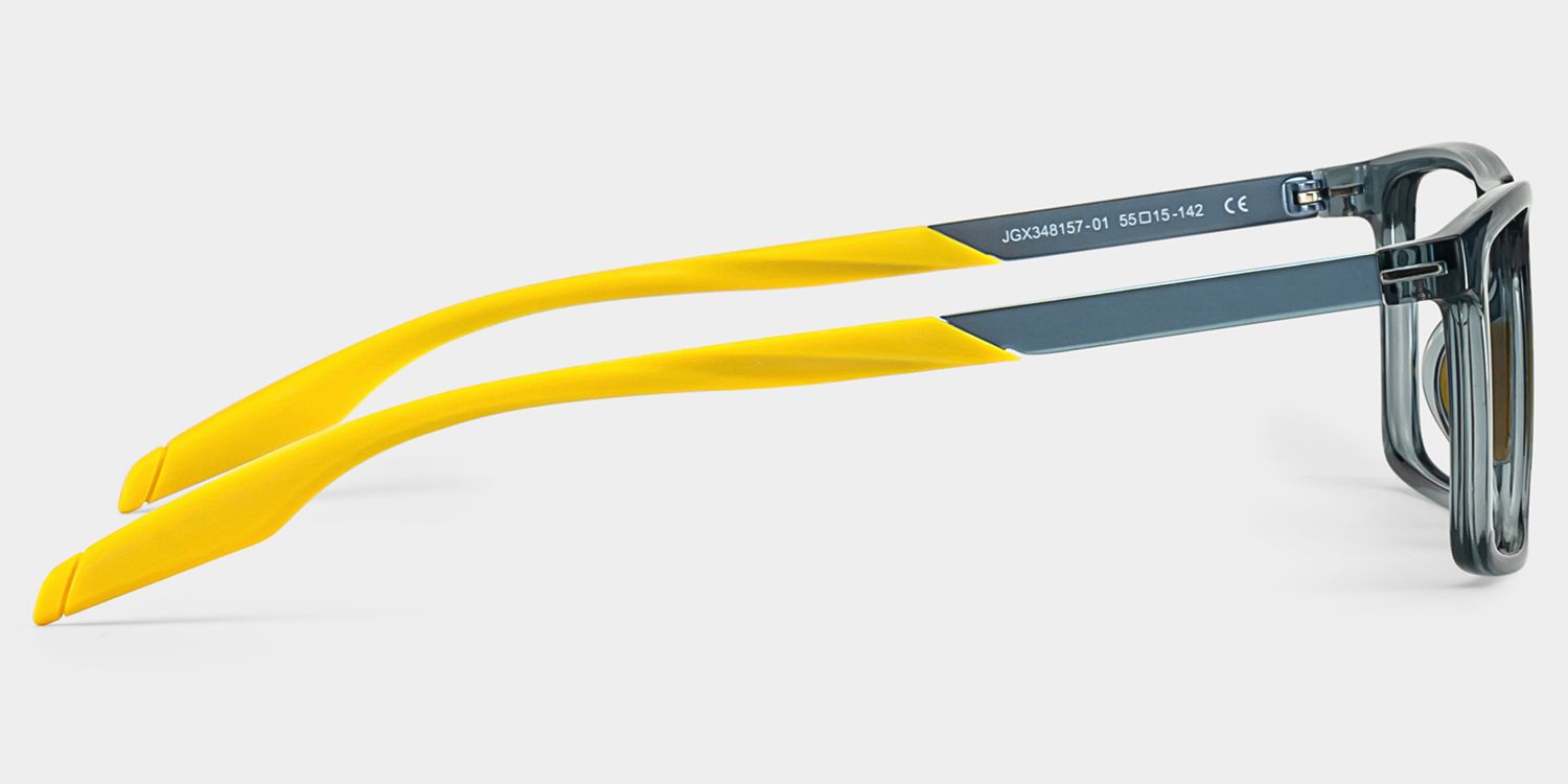 Active Blau-Gelb Rechteckig Brille3