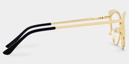 Ellen Gold Cat Eye Brille3